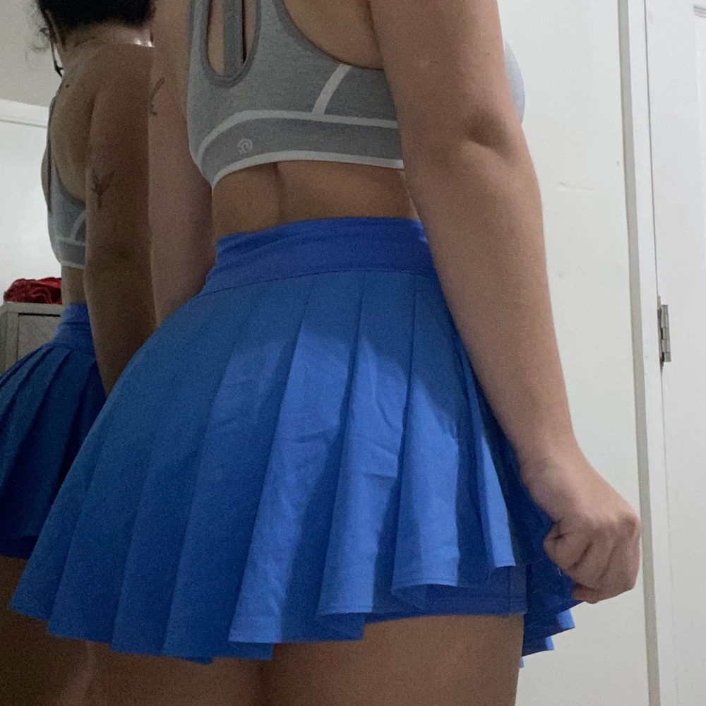 Aerie Blue Tennis Skirt